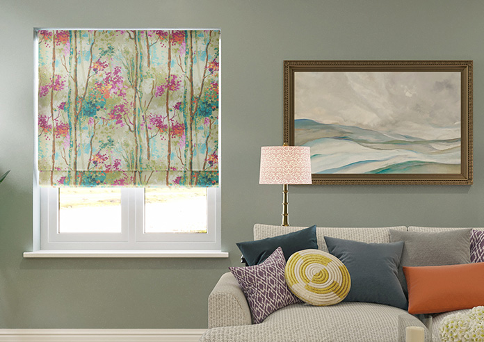 Silver Birch, Jewel - Twist&Fit Roman Blind - Image 3